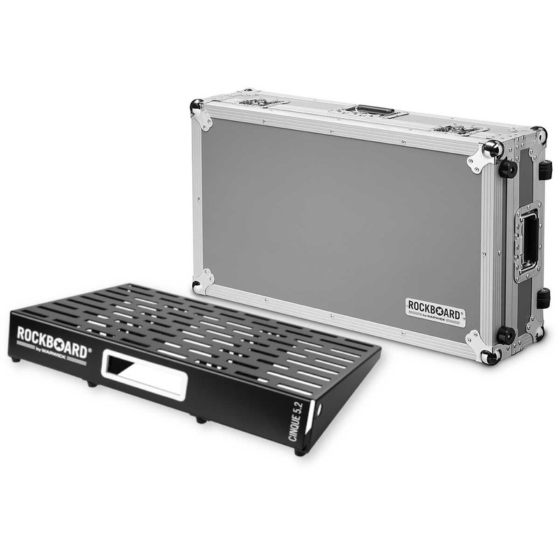 Pedalboard Rockboard Cinque 5.2 With Flight Case