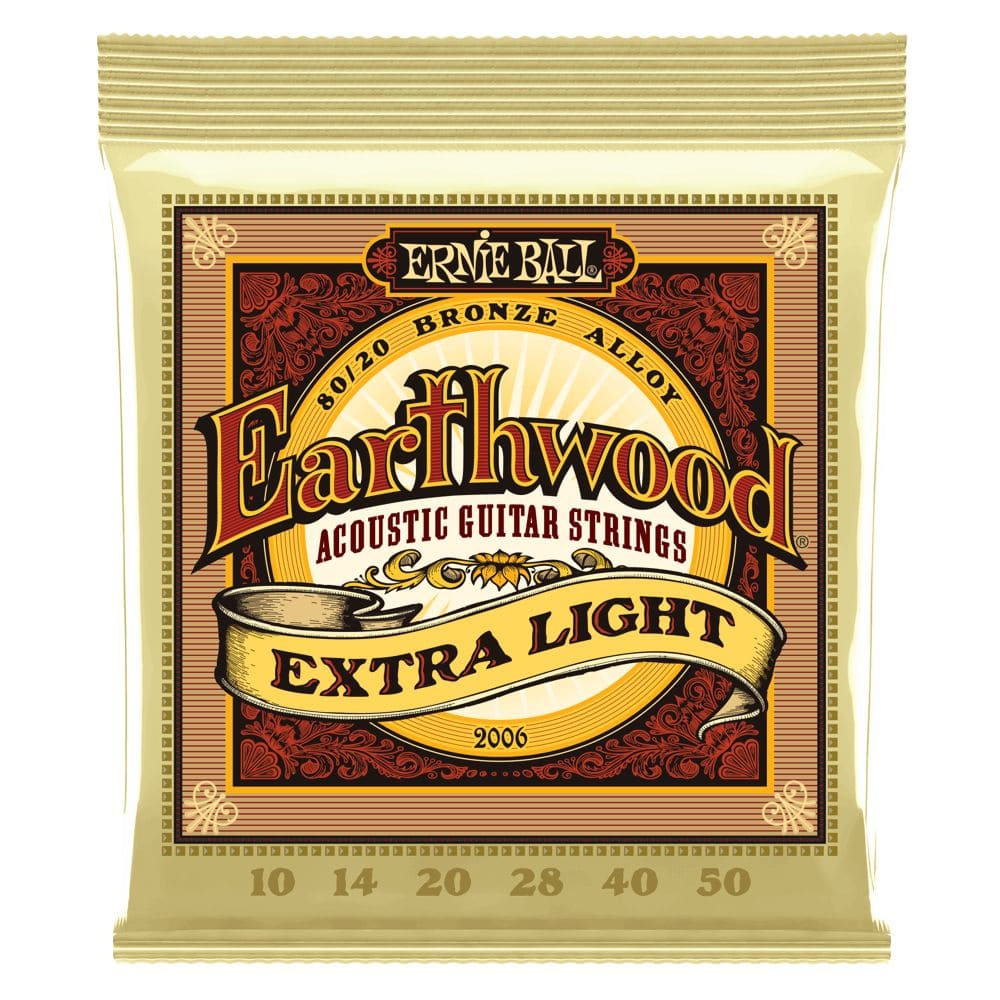 Juego Cuerdas Acústica Ernie Ball Earthwood 80/20 10-50 2006