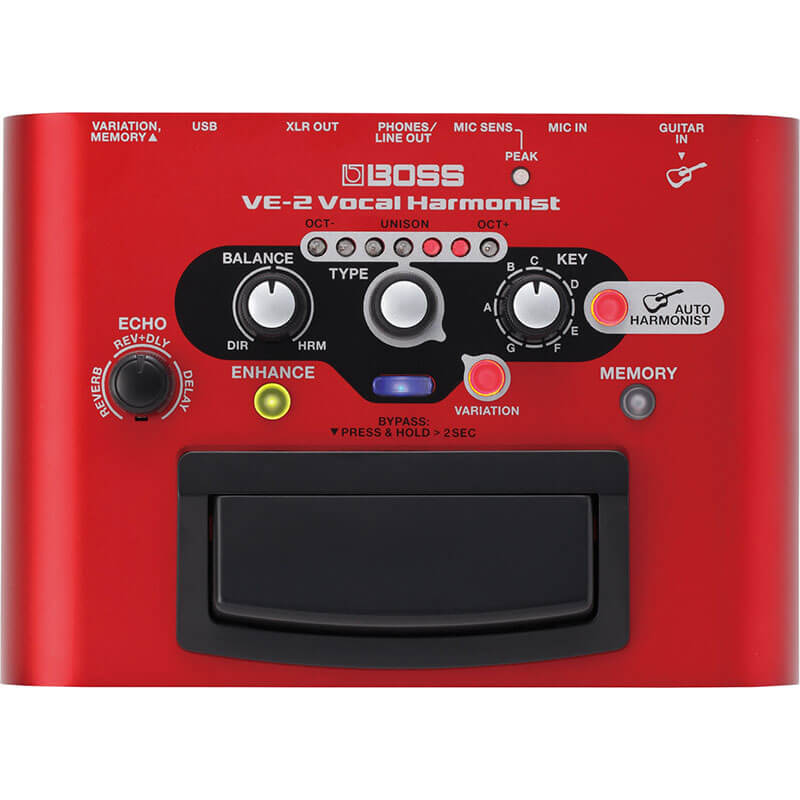 Pedalera Boss Ve-2 Vocal Harmonist