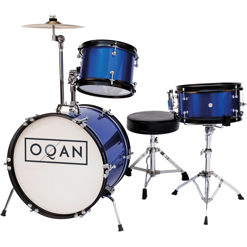 Batería Infantil Oqan Qpa-3 Kids Blu