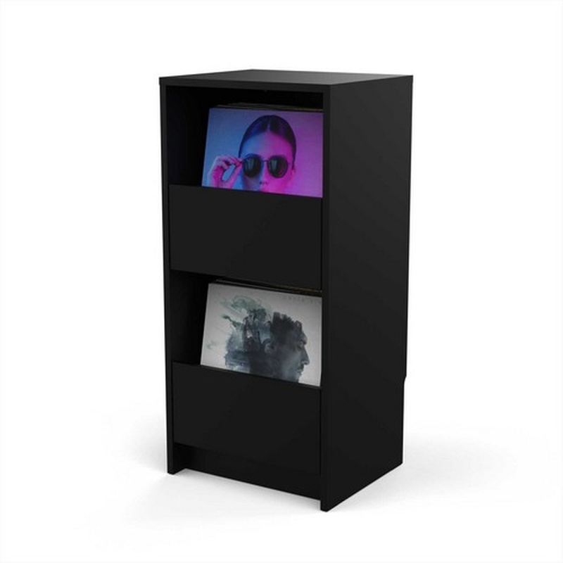 Almacenamiento De Vinilos Reloop Glorious Vinyl Vault Bk
