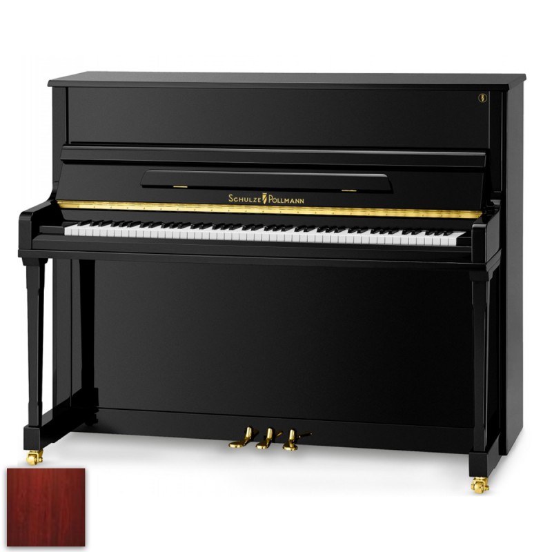Piano vertical Schulze Pollmann S-122 Caoba Pulido