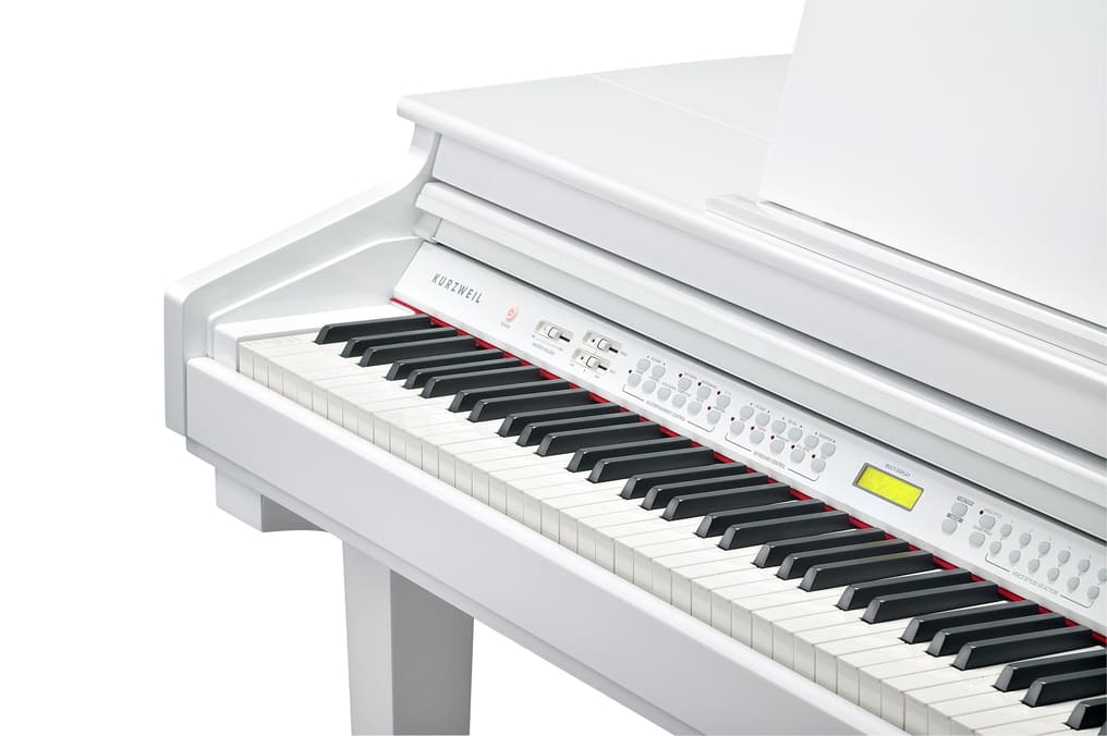 PIANO DIGITAL KURZWEIL KAG-100 COLA BLANCO PULIDO