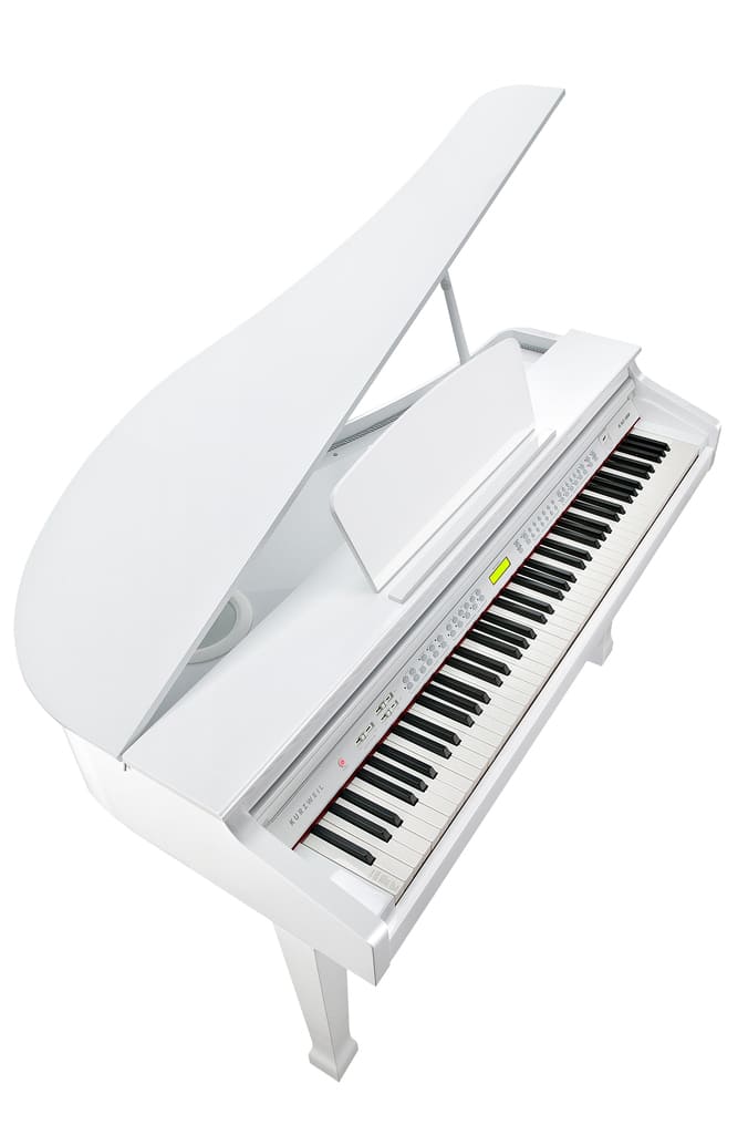 PIANO DIGITAL KURZWEIL KAG-100 COLA BLANCO PULIDO