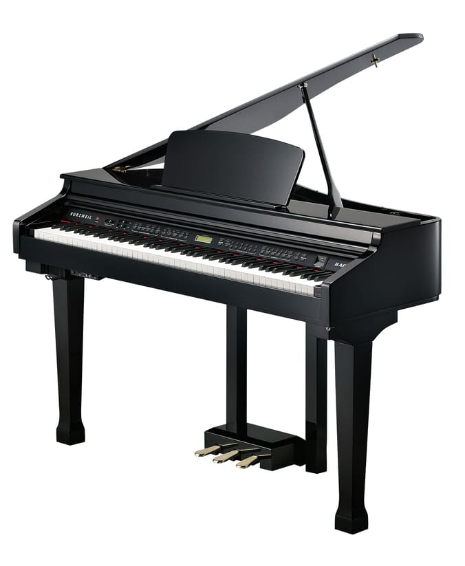 PIANO DIGITAL KURZWEIL KAG-100 COLA NEGRO PULIDO