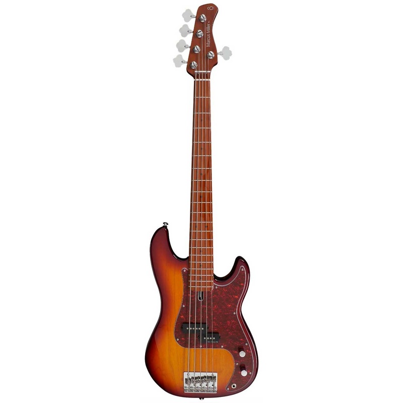 Bajo De 5 Cuerdas Marcus Miller P5 Alder-5 2Nd Gen Ts Tobacco Sunburst