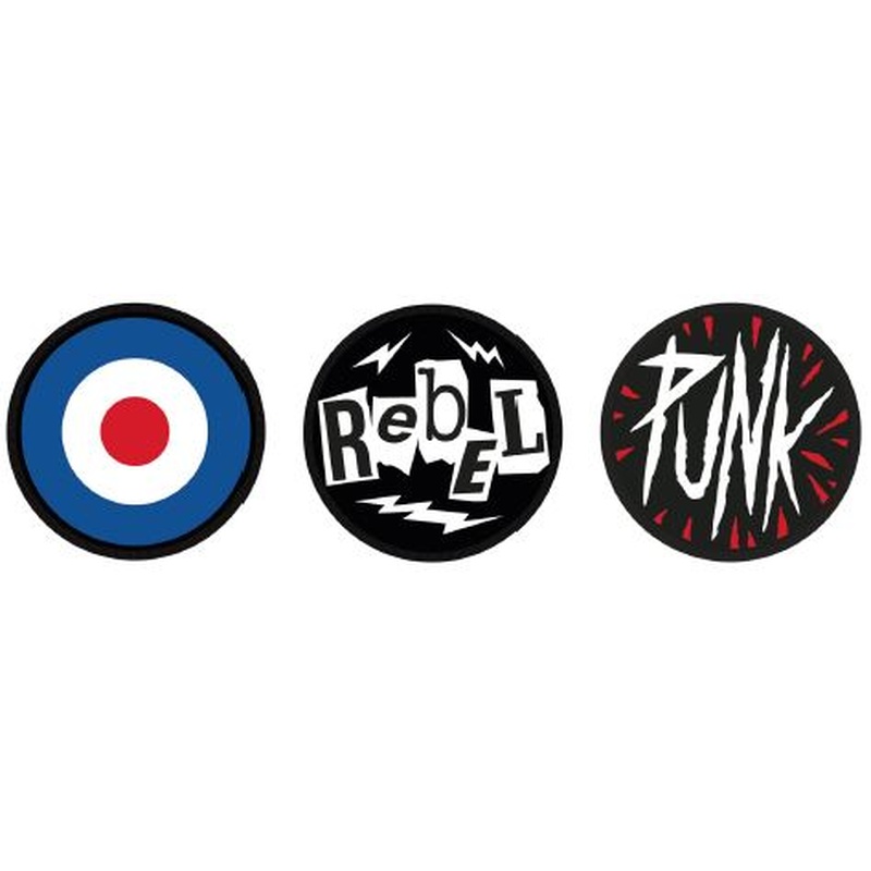 PARCHE RITTER RXBDG14 PUNK SET-3