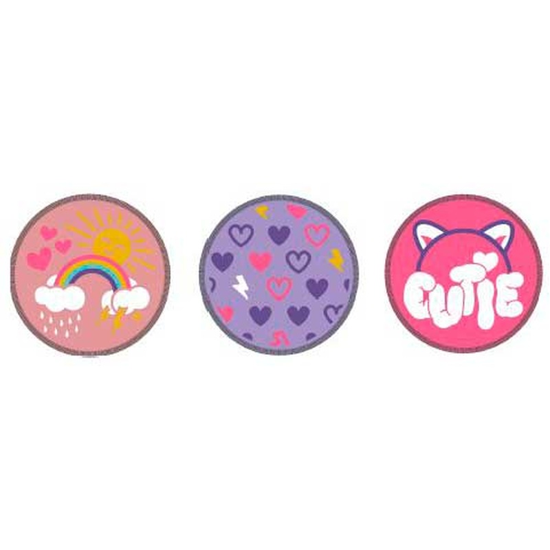 PARCHES RITTER RXBDG18-CUTE SET-3