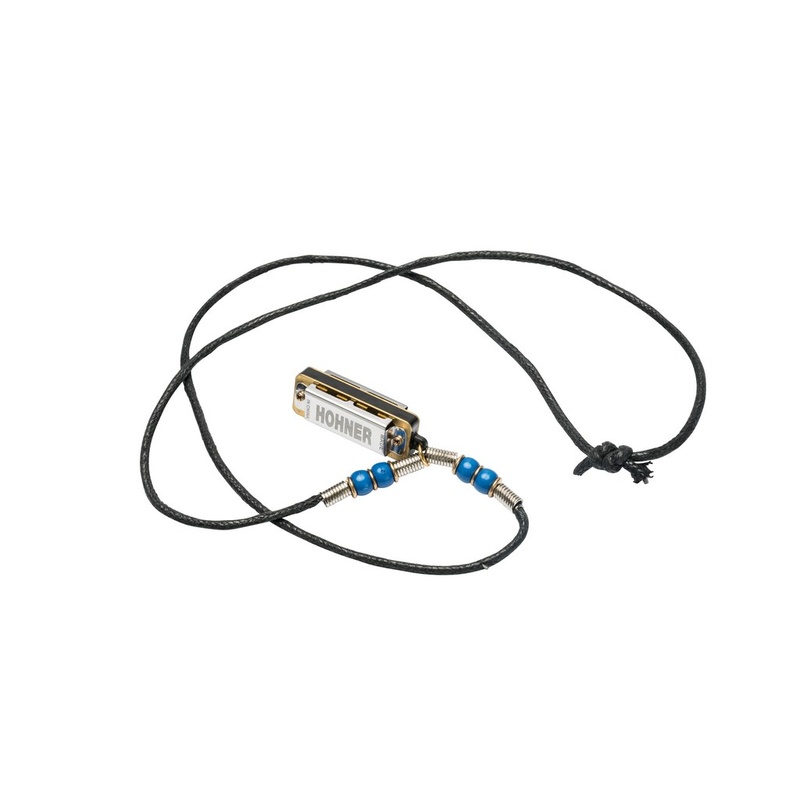 Armónica Mini Hohner Mini Harp Colgante Azul Oscuro