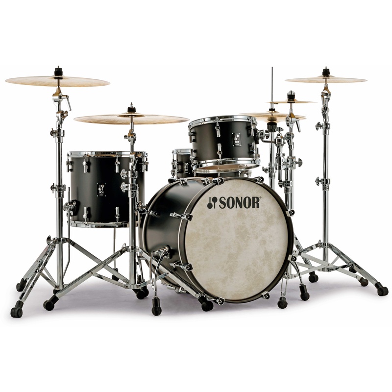 Set De Bateria Acustica Sonor Sq1 Bombo 20 Gtb Bk