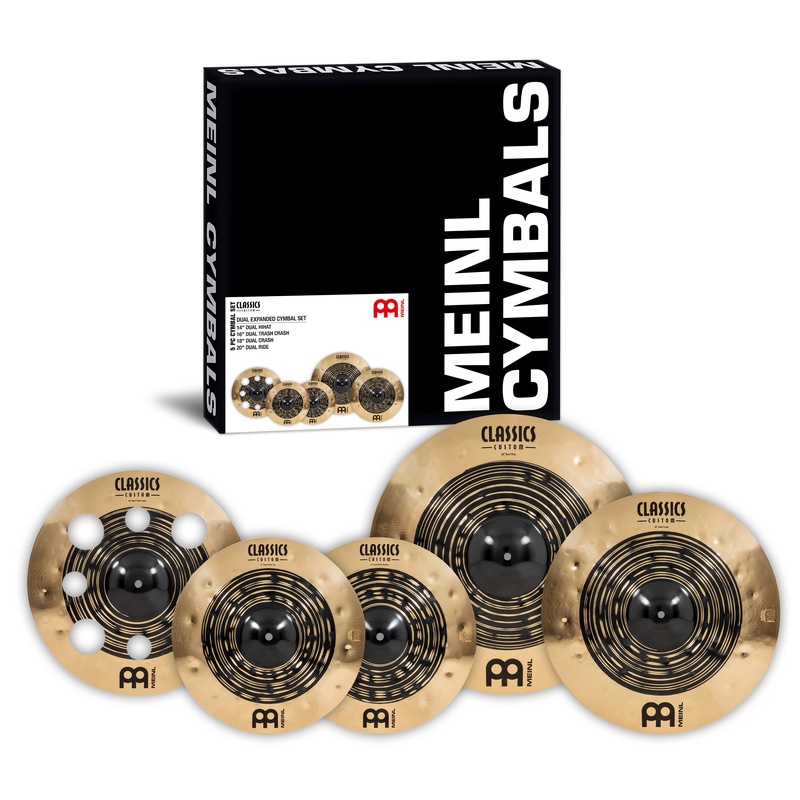 Paquete De Platos Batería Meinl Classics Custom Dual 1416Tc1820