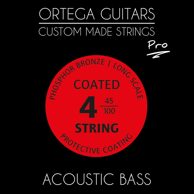 Cuerdas Bajo Acustico Ortega Abp-4