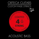 Cuerdas Bajo Acustico Ortega Abp-4
