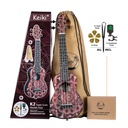 Ukelele Electrificado Soprano Keiki K2Ss-Rkc