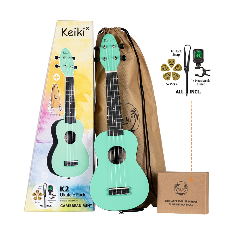Ukelele Electrificado Soprano Keiki K2-Cbm