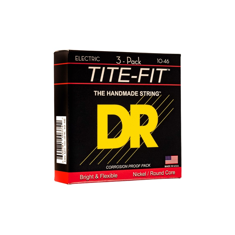 Cuerdas Guitarra Eléctrica Dr Mt-10 Tite Fit (Pack 3)