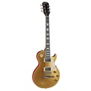 Guitarra Eléctrica Austin As6Progt Super 6 Gold Top