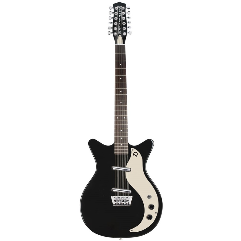 Guitarra Eléctrica Retro Danelectro 12S Bk