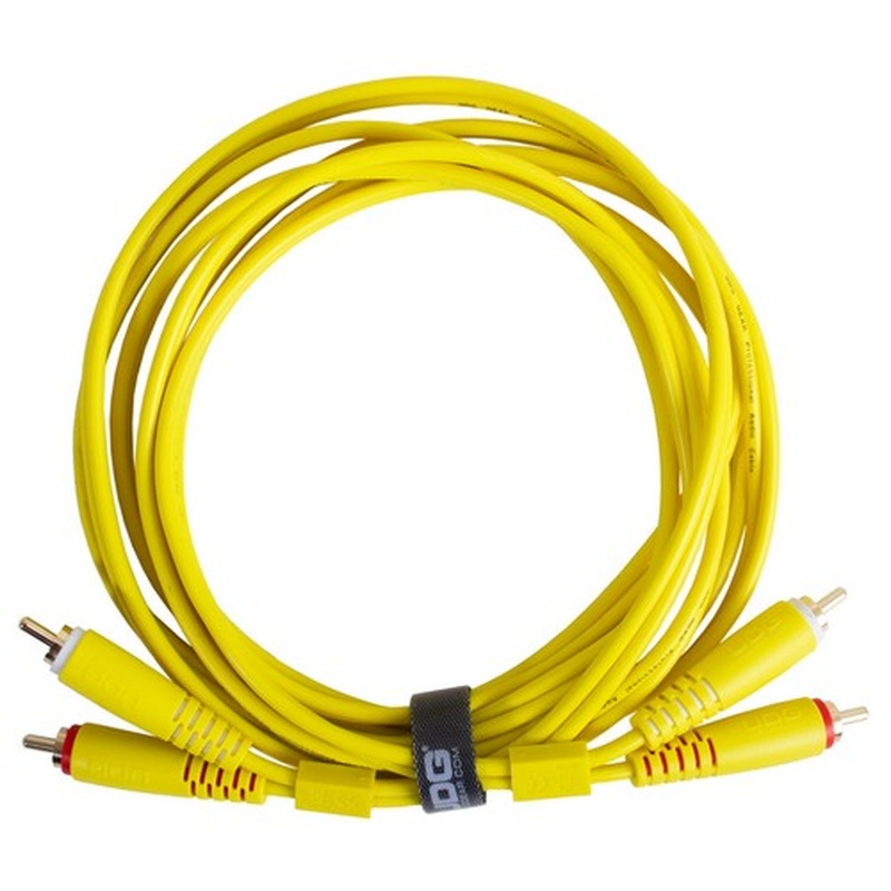 CABLE DE AUDIO UDG GEAR U97003YL ULTIMATE AUDIO CABLE SET RCA-RCA STRAIGHT YELLOW