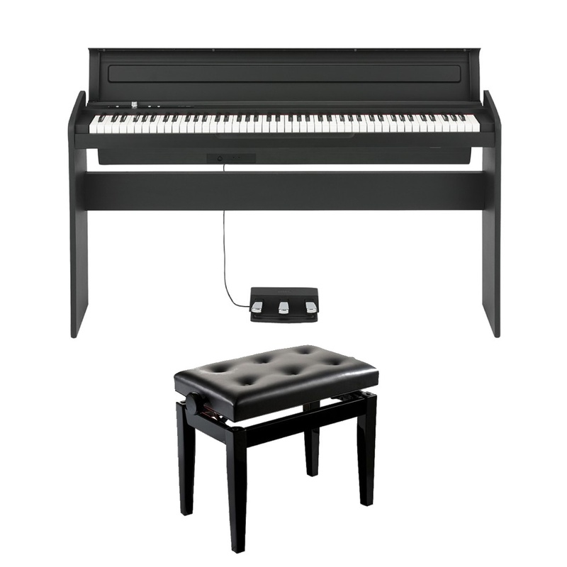 Piano Digital Korg Lp-180 Bk Kit Banqueta Bgm