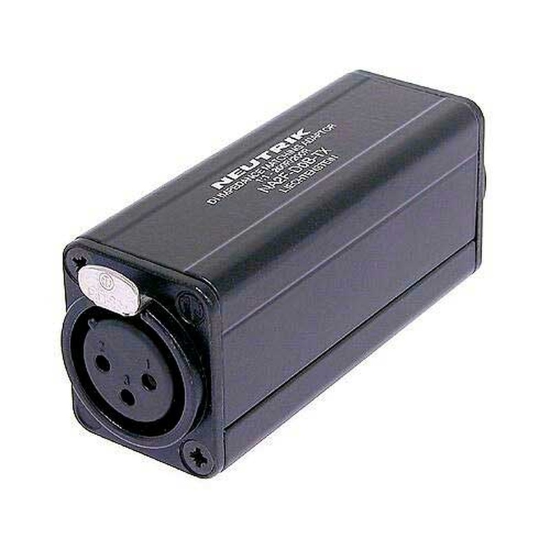 Adaptador Xlr A Rca Neutrik Na2F-D0B-Tx Bk