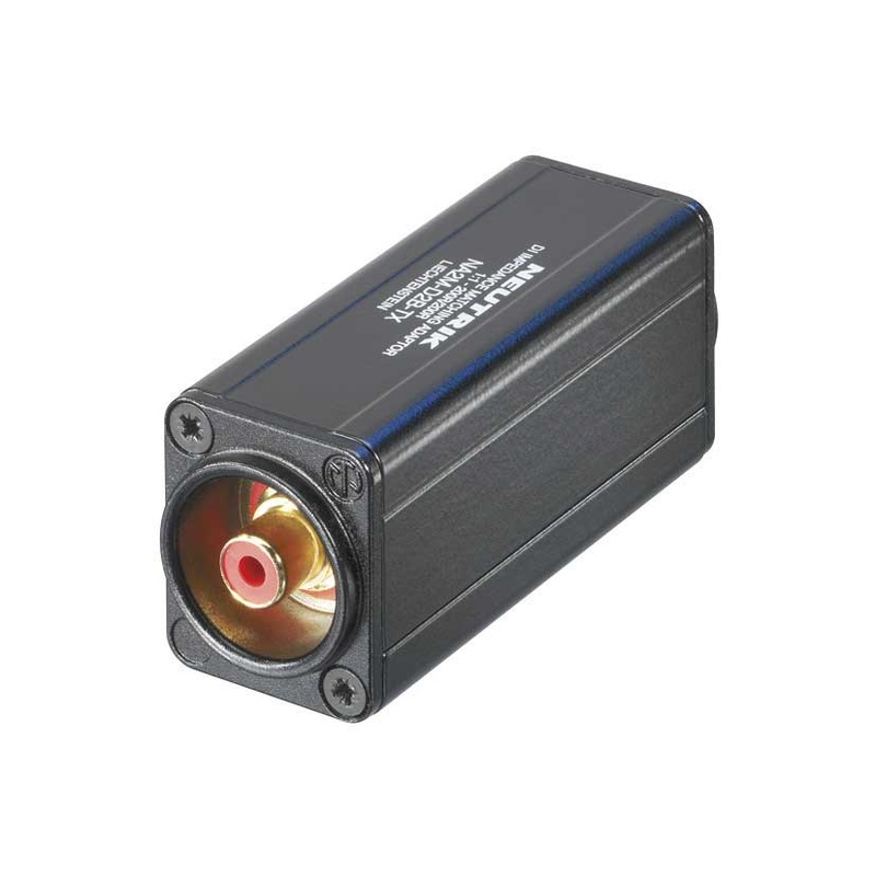 ADAPTADOR XLR A RCA NEUTRIK NA2M-D2B-TX BK