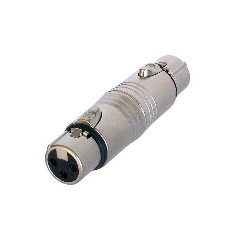Adaptador Xlr Hembra A Hembra Neutrik Na3Ff