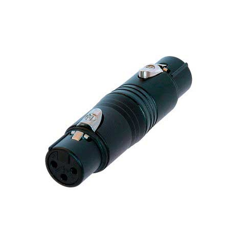 Adaptador Xlr Neutrik Na3Ff-B Bk