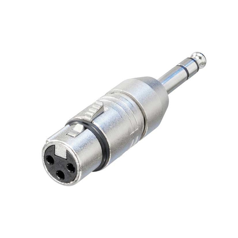 ADAPTADOR XLR A JACK 1/4 ESTEREO NEUTRIK NA3FP