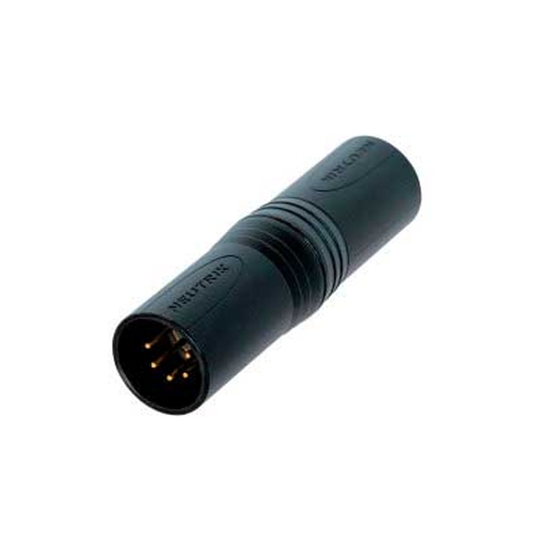 Adaptador Xlr Neutrik Na5Mm-B Bk