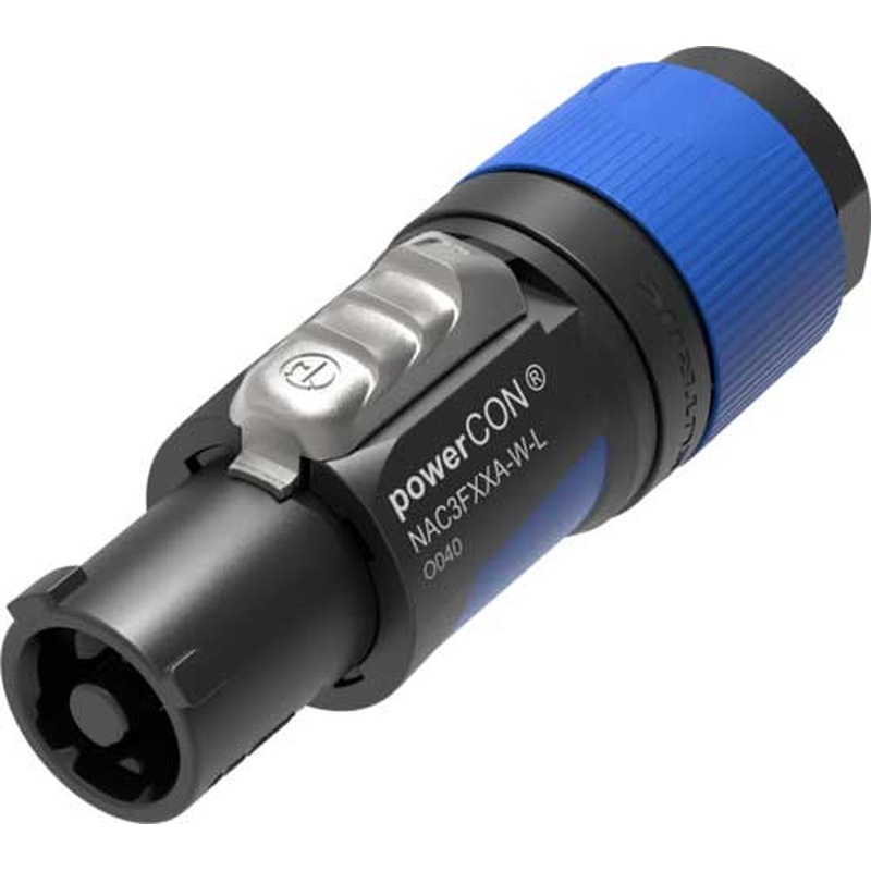 Conector Powercon Neutrik Nac3Fxxa-W-L Bk