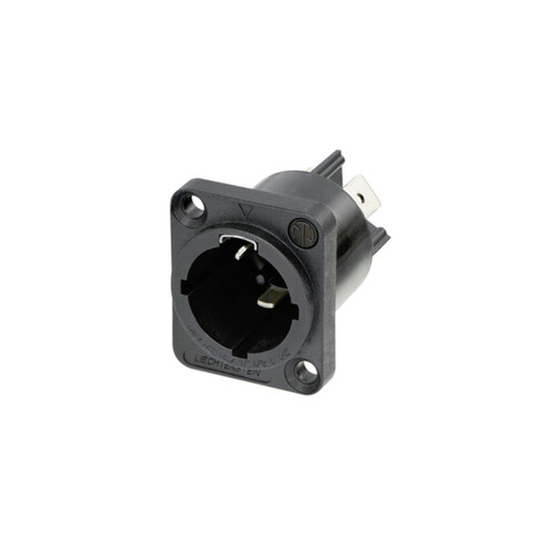 Conector Powercon Neutrik Nac3Mpx-Top-Sb