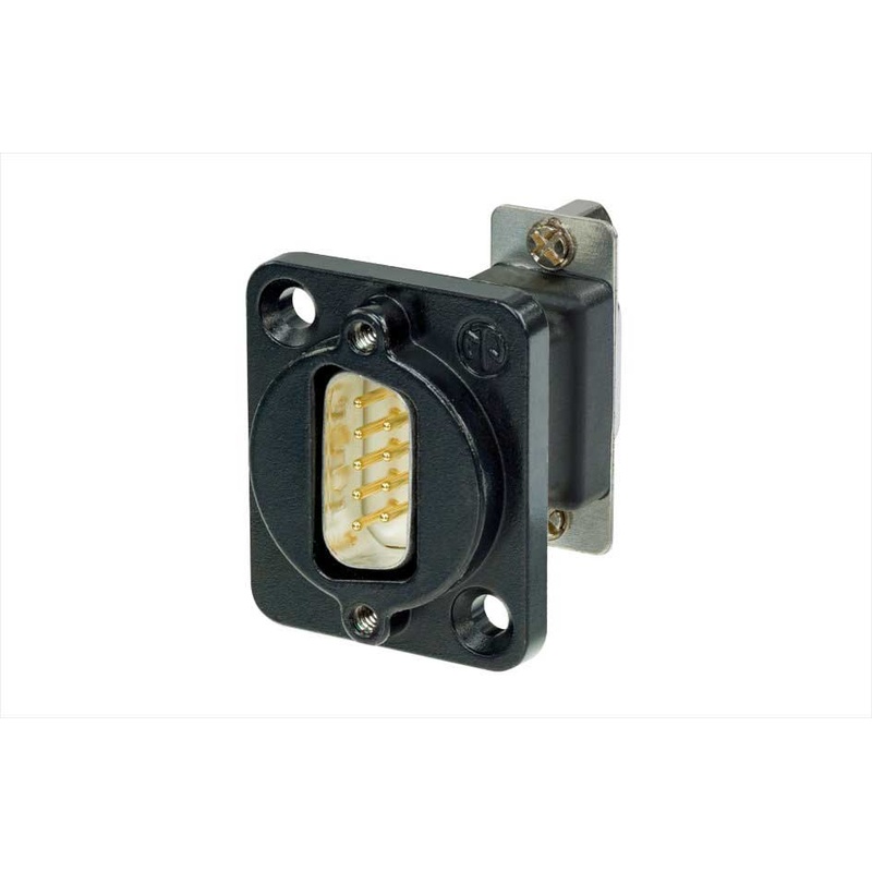 CONECTOR D-SUB 9P M/F NEUTRIK NADB9MF-B BK