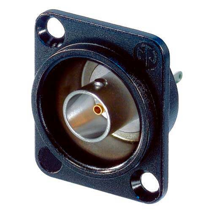 Conector Bnc Neutrik Nbb75Dsib Bk