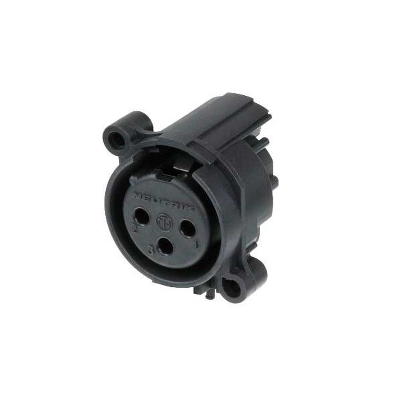 Xlr Conector Femea Neutrik Nc3Fah-0 Bk