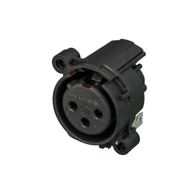 Conector Xlr Neutrik Nc3Fah2-0 Bk