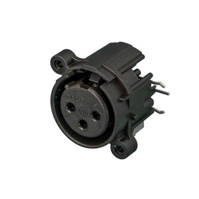 Xlr Conector Hembra Neutrik Nc3Fahr1-0 Bk