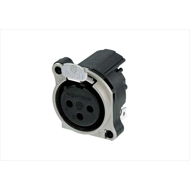 Conector Xlr Hembra 3 Pines Neutrik Nc3Fbh1