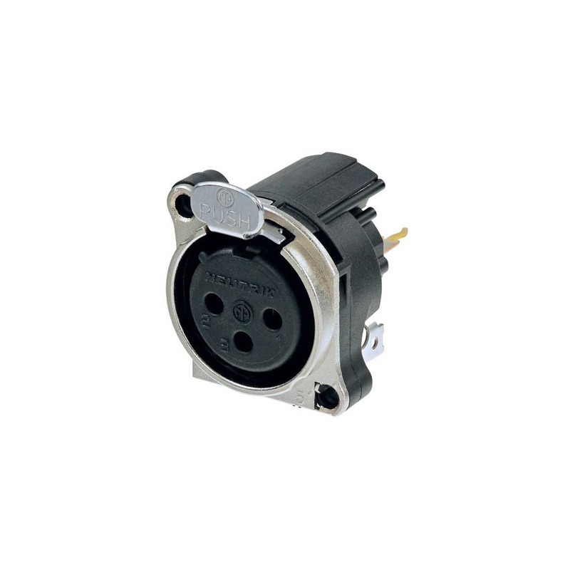 Conector Xlr Hembra 3 Pines Neutrik Nc3Fbv1