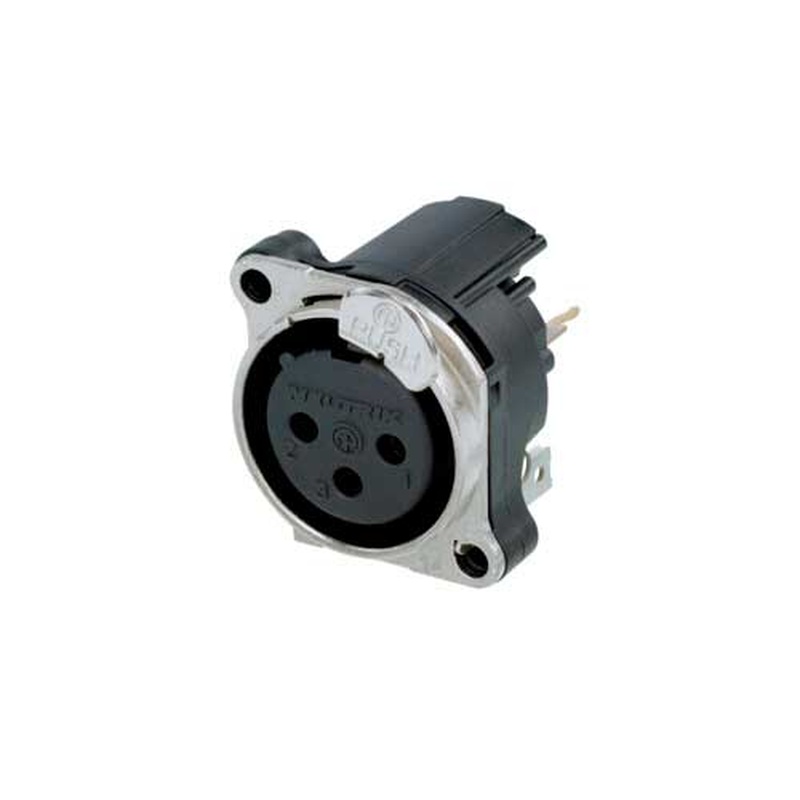 Conector Xlr Hembra 3 Pines Neutrik Nc3Fbv1-Da
