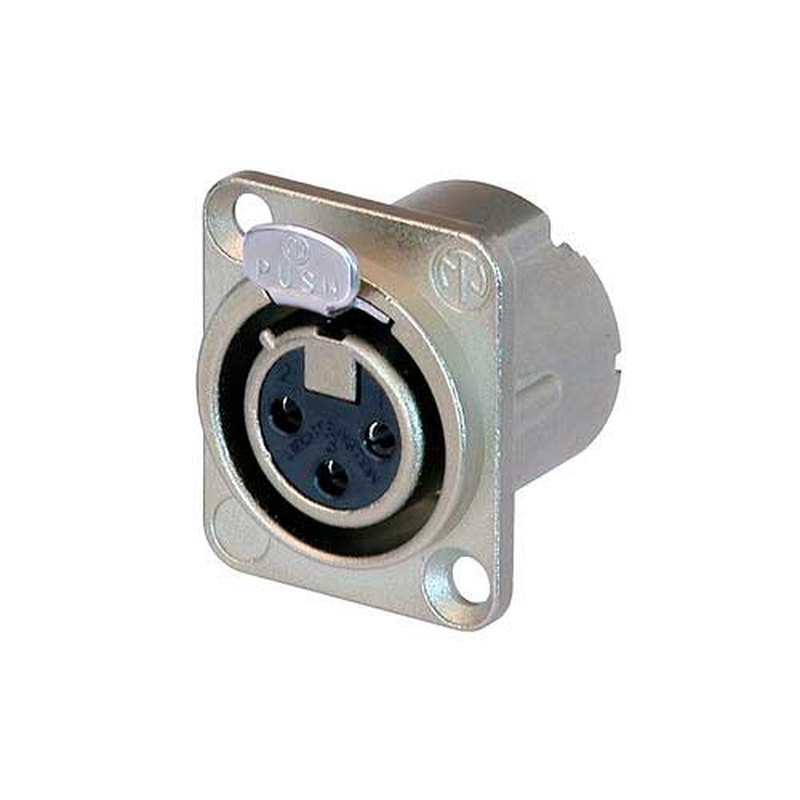 Conector Xlr Hemb 3 Pin Neutrik Nc3Fd-Lx-Ha