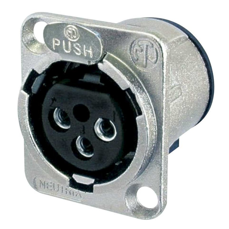 Xlr Conector Hembra Neutrik Nc3Fd-V