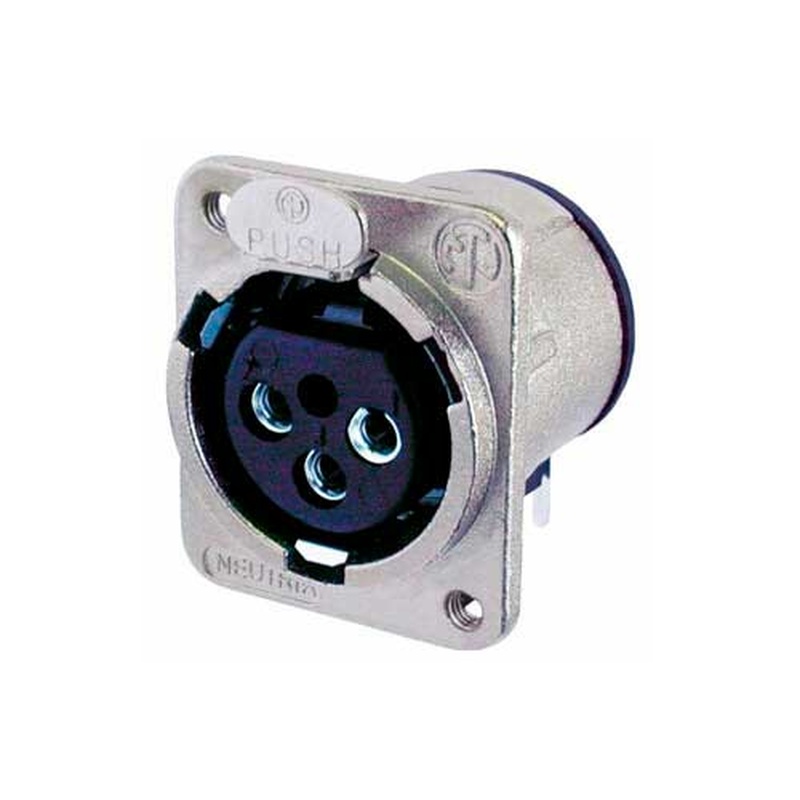 Conector Xlr Hembra Neutrik Nc3Fdm3-H