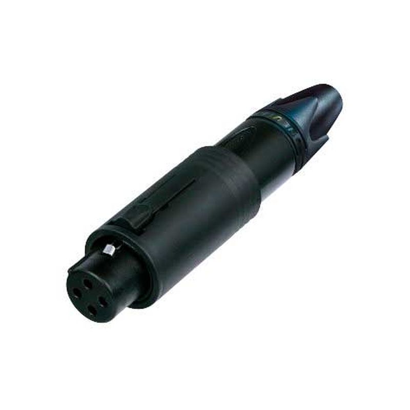 Conector Xlr Aéreo Neutrik Nc3Fm-C-B Bk