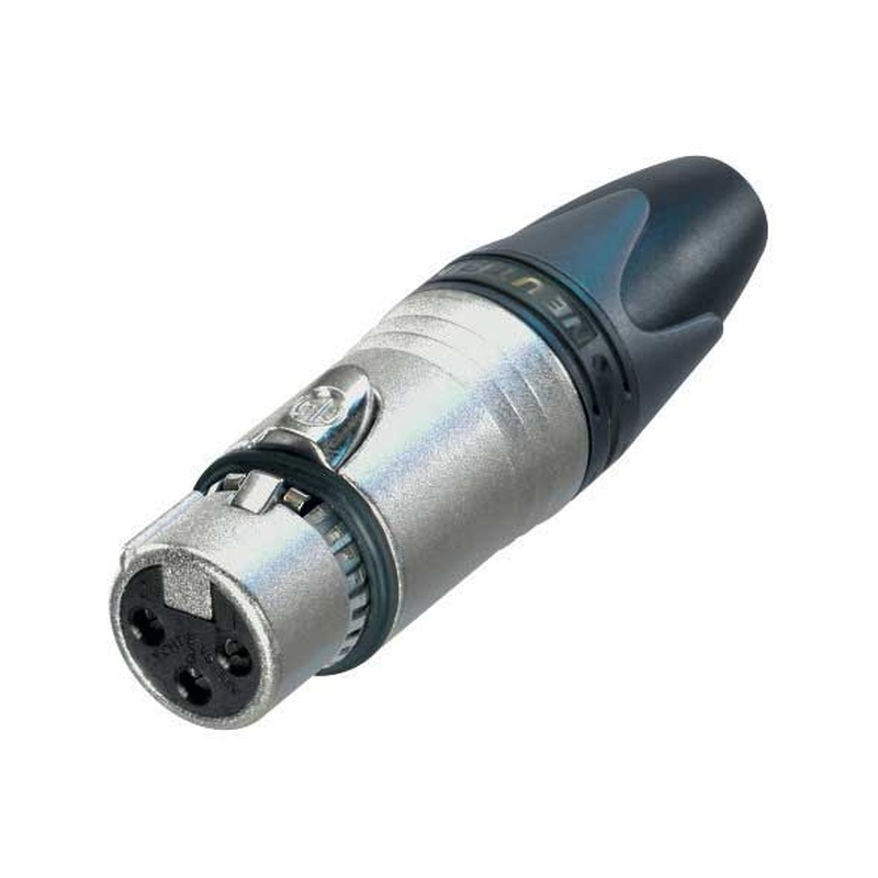 Conector Xlr Hembra 3 Pins Neutrik Nc3Fxx-Emc