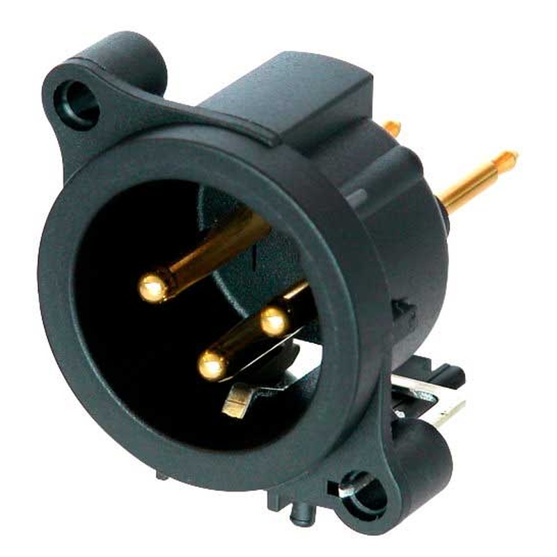 Conector Xlr Neutrik Nc3Maav Bk
