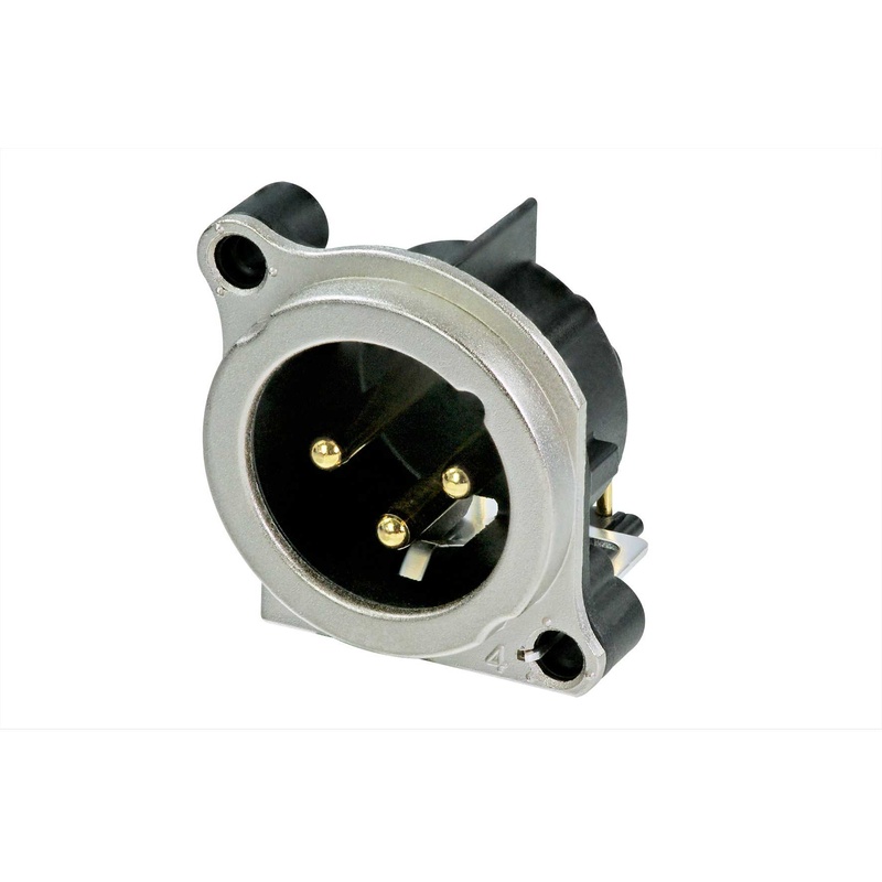 CONECTOR XLR CHASIS NEUTRIK NC3MBH-E