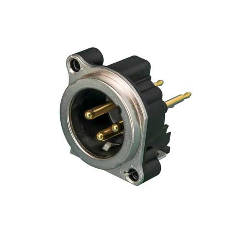 Conector Xlr Chasis Masculino Neutrik Nc3Mbv-1