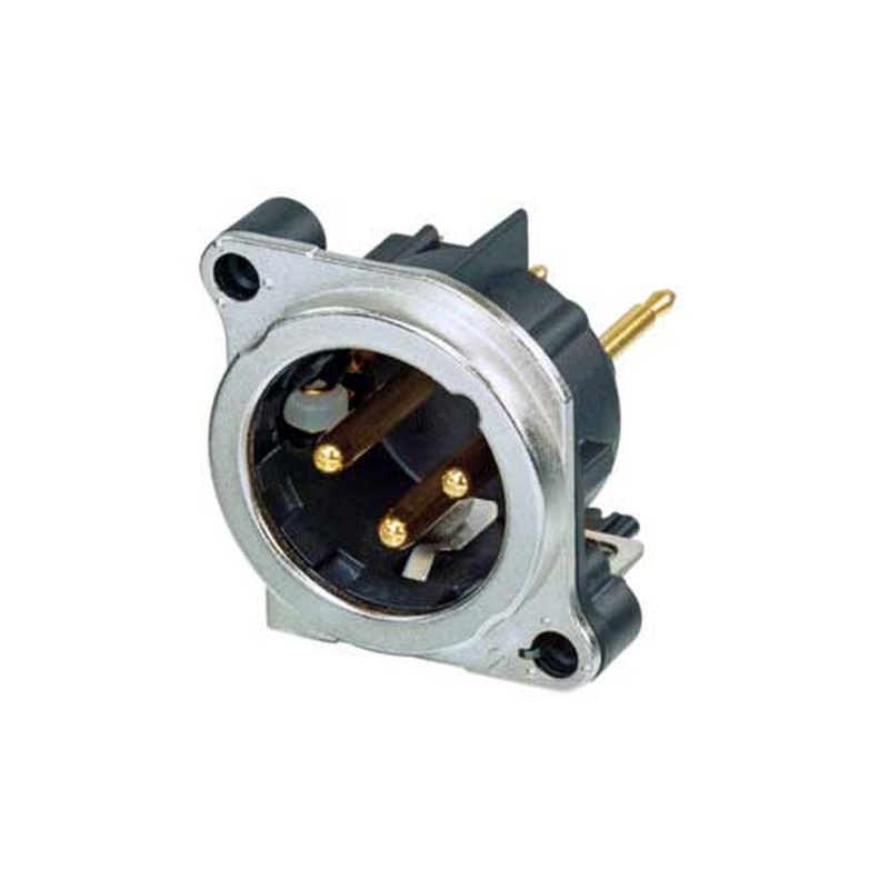 Conector Xlr Mascal Neutrik Nc3Mbv-Sw