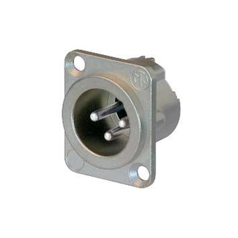 CONECTOR XLR CHASIS MALE NEUTRIK NC3MD-LX